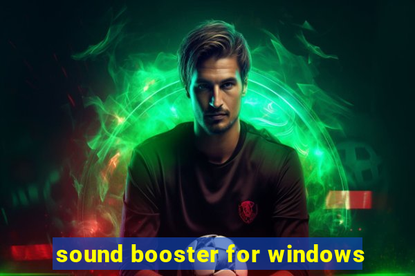 sound booster for windows